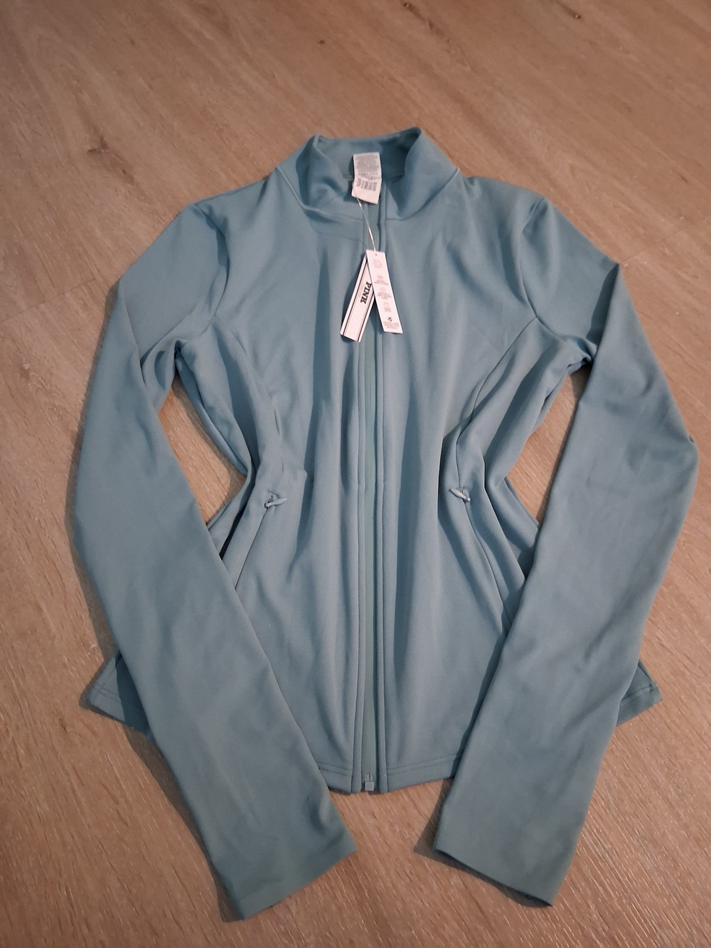 PINK Victoria's Secret Light Teal Full-Zip Utility Jacket